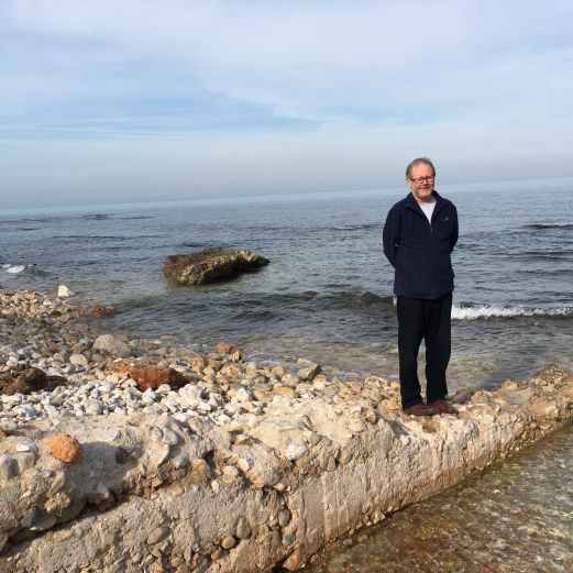 Neil and rocky coast