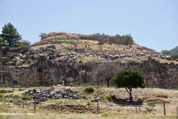 Mycenae - hill view
