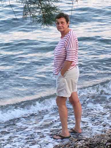 Nea Anchialos - me in sea