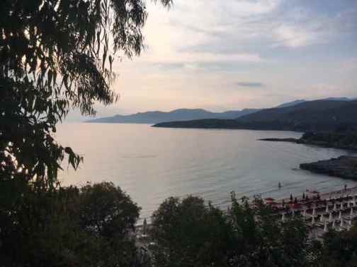 stoupa beach evening