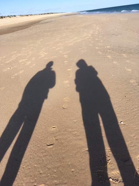 Pedras beach shadows